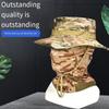 Colorful Fishing Cap Full Face Mask Set Sunscreen Sun Hat Durable Balaclava Boonie Hat  Unisex