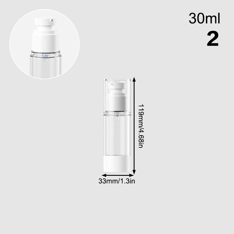 

15/30/60 мл как вакуумный прозрачный распылитель-дозатор бутылка для воды лосьон прессованный дорожный пустой флакон мини портативный косметический