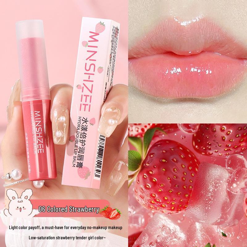 

Увлажняющий бальзам для губ Mingxi для женщин - Увлажняет, питает, уменьшает шелушение и морщинки на губах, с вазелином.