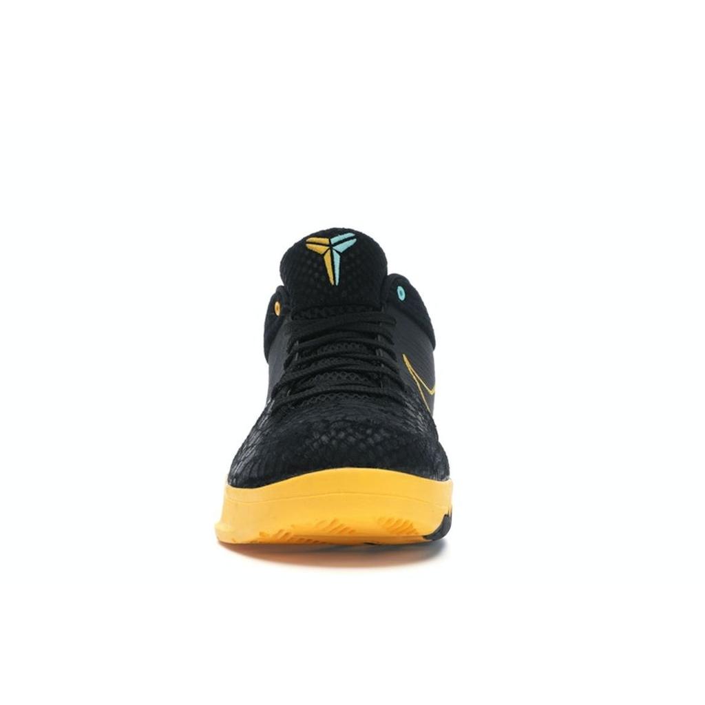 Nike Zoom Kobe 4 Protro Snakeskin Men Sneakers Black Aurora-Green-University-Gold AV6339-002