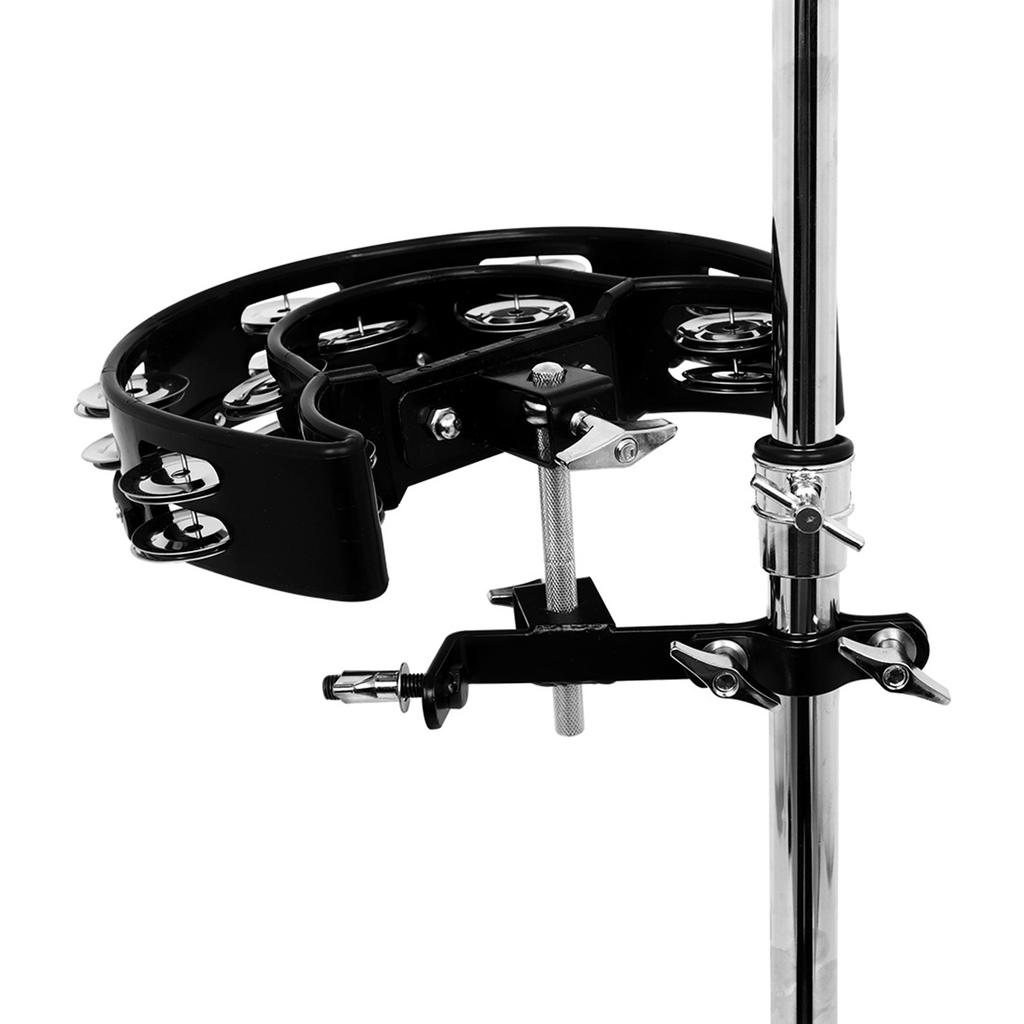 Metal Cowbell Holder Clamp Drum Tambourine Support Clip Adjustable Cowbell MountIng Bracket Clamp Easy To Install