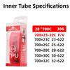 TPU TPU Inner Tube 28g Lightweight Cycling Bike Tires Durable Bike Inner Tires  Road Bike