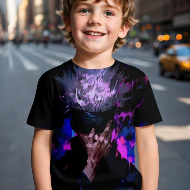 4-15 Years Old T Shirts Cartoon Comfortable Polyester Boys Girls Children Long Sleeve T-Shirt Cartoon 3D Printed T Shirt Kids Clothing