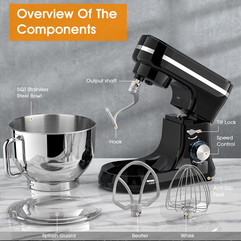 Professional Stand Electric Mixer 1000W High Speed Food Processor Multifunctional Kitchen Desktop Egg Whisk Blender