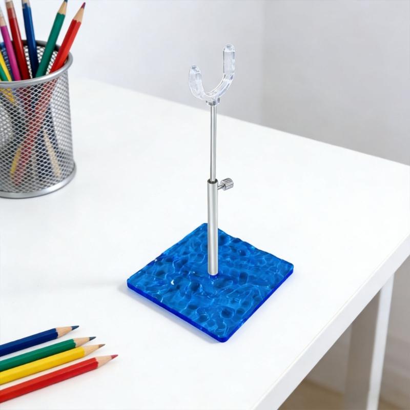 Adjustable Height Doll Stand With Wavy Base For Stable Doll Display And Action Figure Photography Accessories