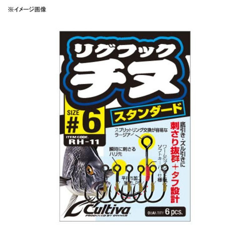 Used [Owner needle] RH-11 Rig Hook Chinu Standard Yellow No. 6