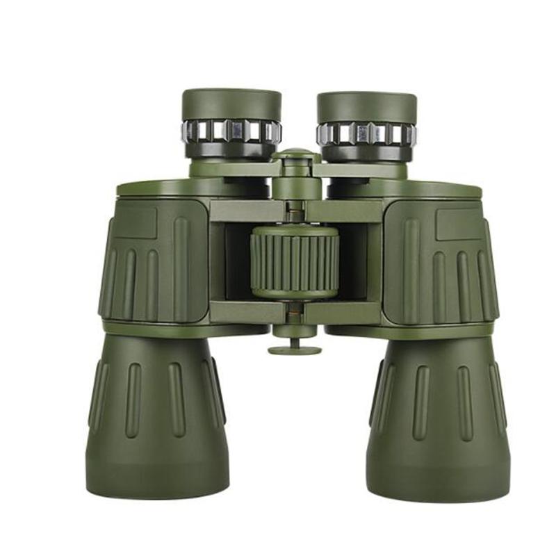 Moge 60X50mm Army Green Big Eyepiece Binoculars High-power HD Low-light Night Vision Large Objective Lens BAK4 Telescope