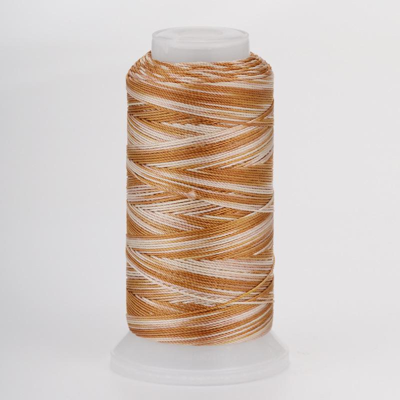 18-Strand Variegated Yarn Bracelet Weaving Cord – Gradient Dragon Scale Koi Thread DIY Material