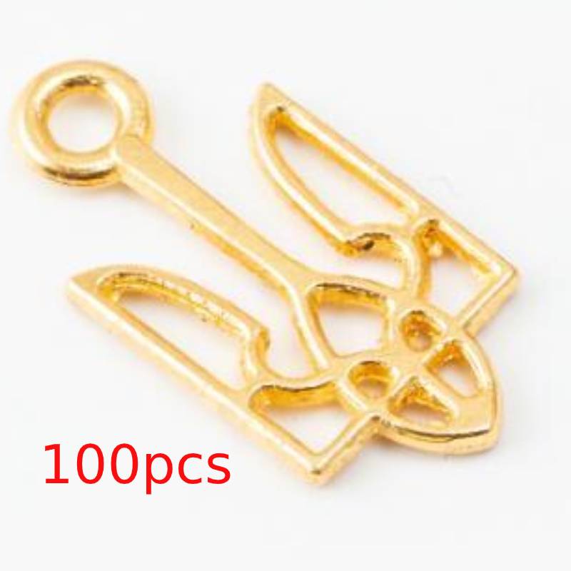 

10 шт./50 шт./100 шт. Підвіска з цинкового сплаву Державний герб України Кулон DIY Браслет Намисто Металеві ювелірні вироби Аксесуари Виготовлення