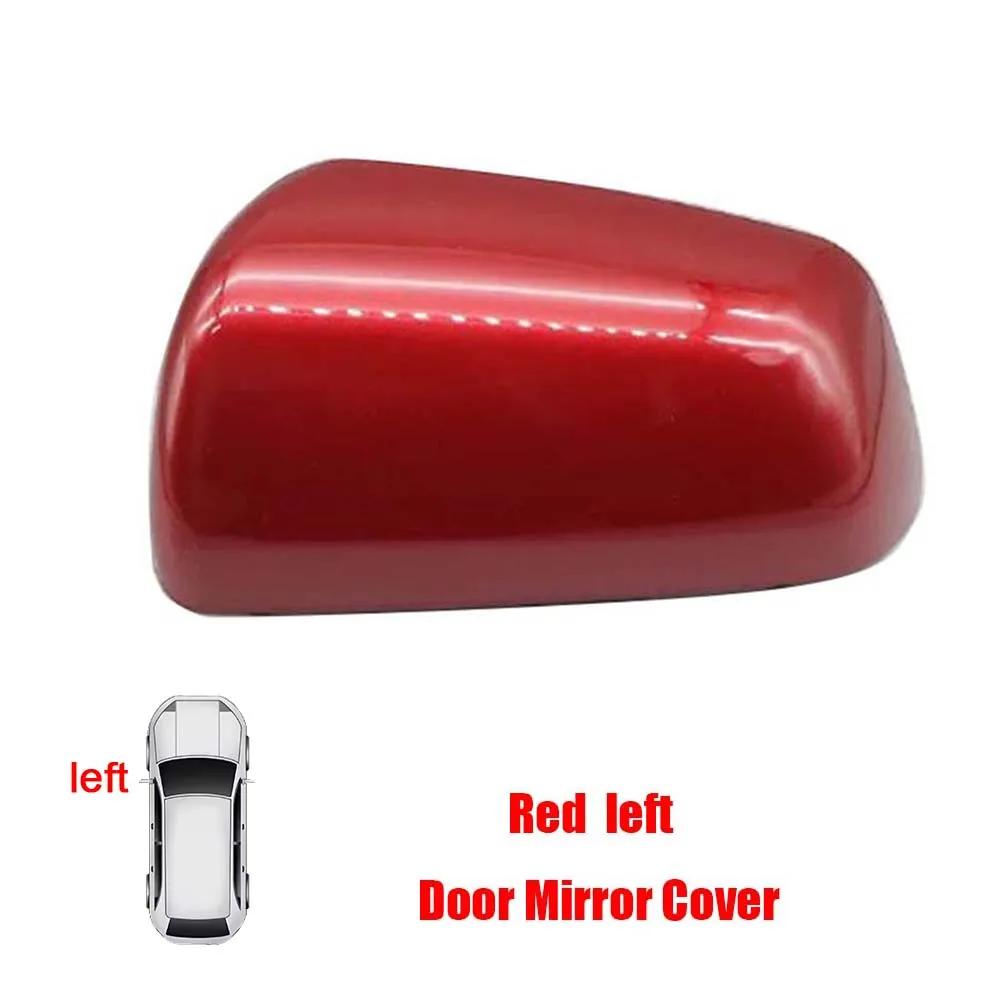 Car Protective Cover Door Mirror Shell For Mitsubishi Evo X Lancer EX 2008-2012 Blue Red White Orange Rearview Accessories