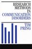 The Research Methods In Communication Disorders Book