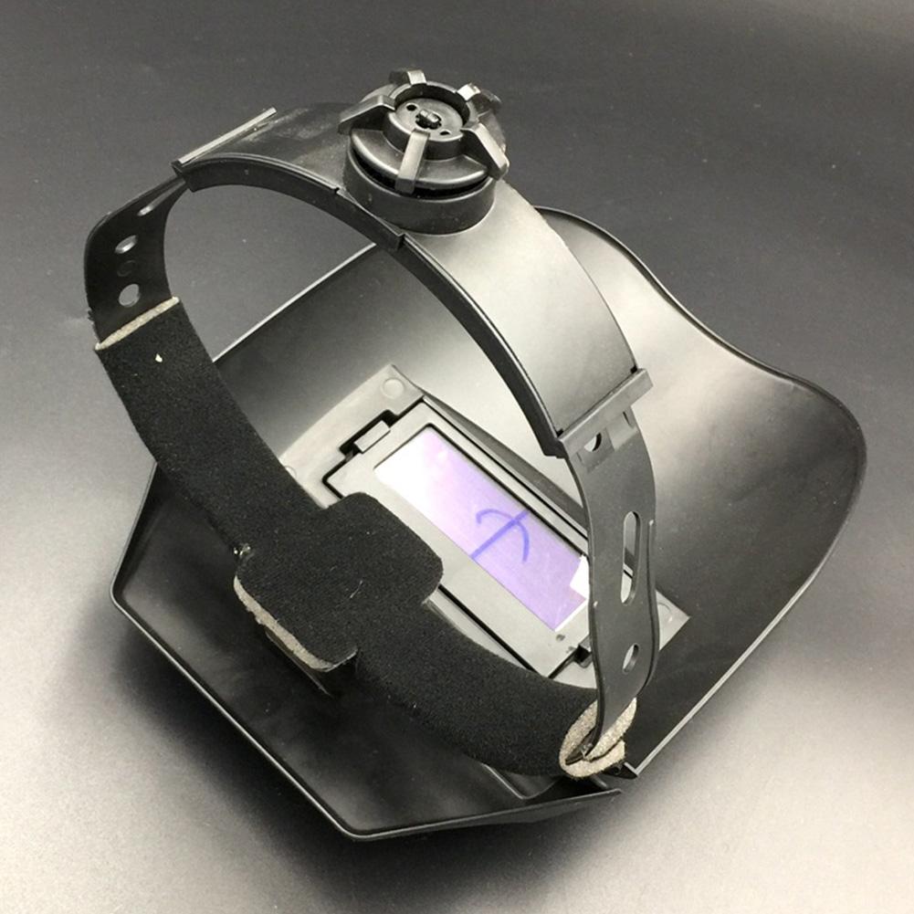 Exquisite Solar-Powered Welding Helmet Argon Arc Welding Mask Auto-Changing Shade Half Helmet Type