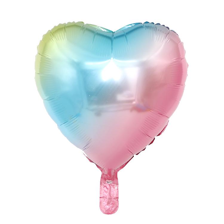 18\" Heart-Shaped Foil Balloon - Wedding, Engagement, Love Decoration