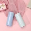 Compact Pastel Pocket Thermos 200ml Double Wall Vacuum Insulated Stainless Steel Cup Women Men Travel Office
