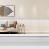 1 roll 2.3mX8cm 3D Skirting Line Self-adhesive Thicken Tiles Border Paper Home Decor Waterproof Waistline Edge Banding Strip