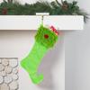 Large Christmas Stocking Fabric Hanging Sock for Mantels and Holiday Packaging