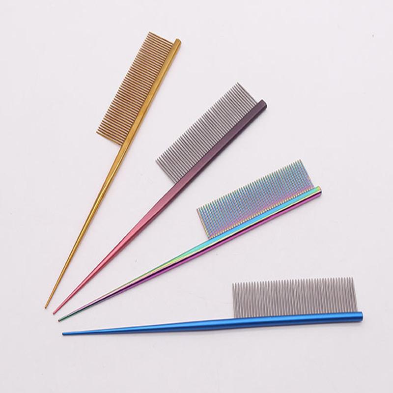 Stainless Steel Dog Brush For Grooming Effective Flea And Loose Hair Remover For Cats And Dogs