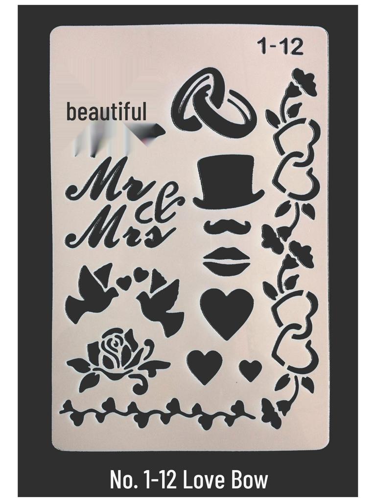 Lace Ruler Template for DIY Personalized Albums and Crafting