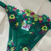 Lace Flower Embroidered Underwear Sexy Women's Bra Set Pure Desire Mesh Seduction Erotic Underwear Set Spot