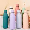 Outdoor Sports Portable  Cup Water Bottle Stainless Steels Small Mouth Bottle for Outdoor Travel Camping