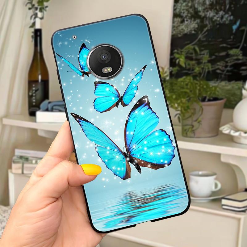 Case For Motorola Moto G5 Plus Cover XT1684 XT1685 XT1687 XT1686 Funda Cute Cat Phone Case For Moto G5 Plus G5Plus Soft Coque