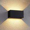 Aluminum LED Wall Lamp Outdoor Waterproof IP65 Interior Wall Light 12W24W Porch Garden Lights Living Room Street Stairs Lighting