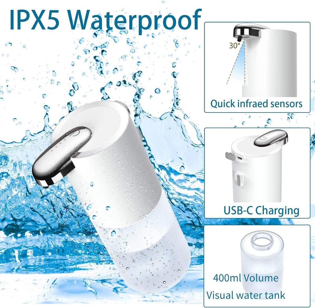 Soap Dispensers Automatic Soap Dispenser Foam Soap Dispenser Soap Dispenser Wall Mounted - Quick Foam Dispensing