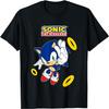 Футболка Sonic The Hedgehog поспішає Золоті Кільця Крутий Знімок