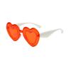 Fashion Sunglasses Peach Heart Ball Funny Glasses Cute Love Sunglasses Concave Shape