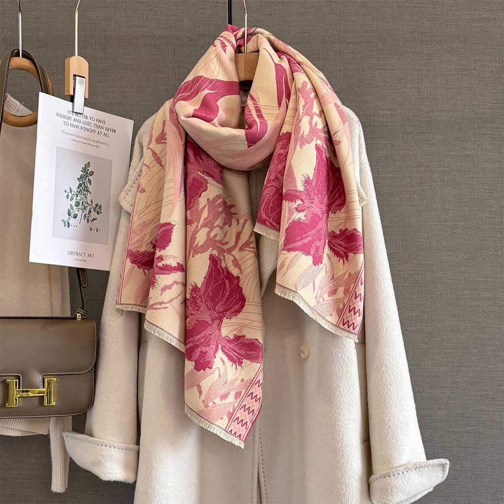 Autumn Cashmere Scarf For Women Thick Warm Winter Blanket Female Luxury Quality Shawl Wrap Bufanda Poncho Echarpe Pashmina