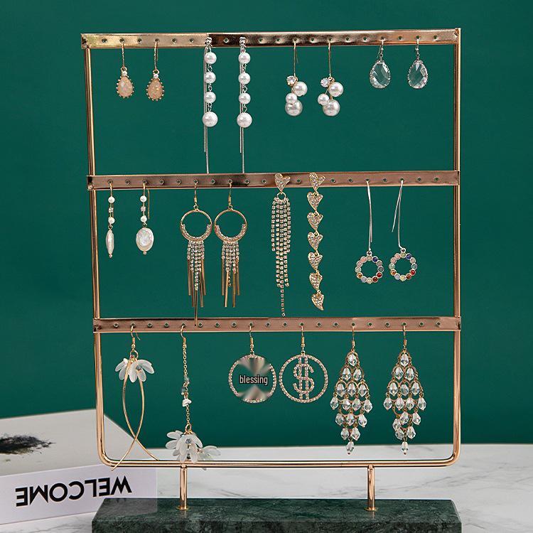 Vertical Light Luxury Earring Display & Storage Stand for Women