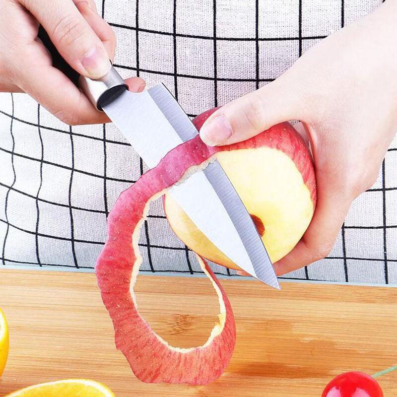 Stainless Steel Fruit Knife and Cutting Board Set