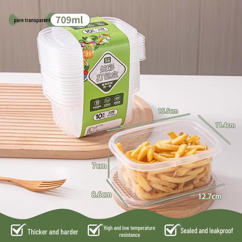 Transparent Picnic Food Containers