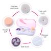 Household 4 in 1Multi-function Waterproof Facial Cleansing Brush Set Vibrating Wireless Electric Facial Brush