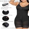Plus Size Body Shaping Bodysuit with Tummy Control, Butt Lift, Adjustable Straps & Open Crotch