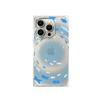 ins whirlpool fish for Apple iPhone16/17promax mobile phone case 15 ice crystal square 1314
