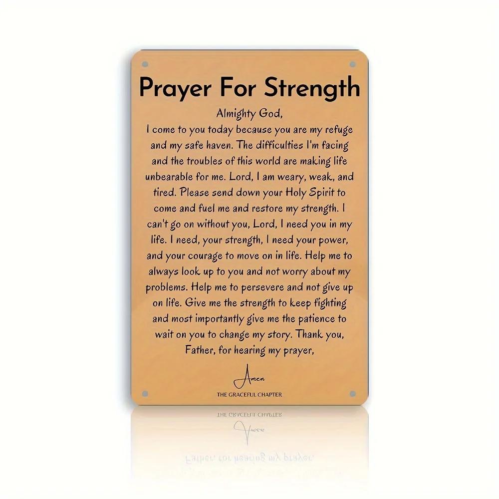 Vintage Metal Tin Poster Dear God Psalm Bible Metal Tin Signs Posters Plate Religious Home Decoration for Cafe Clubs Home Church