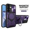 Luxury Shockproof Case For Samsung Galaxy S25 S24 Note 20 Plus Ultra Slide Lens Protector Multi Function Hard Armor Case Funda