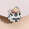 Anime Junge Büffel Emaille Anstecknadeln Custom TV-Serie Broschen Reversabzeichen Cartoon Lustiger Schmuck Geschenk für Fans Freunde