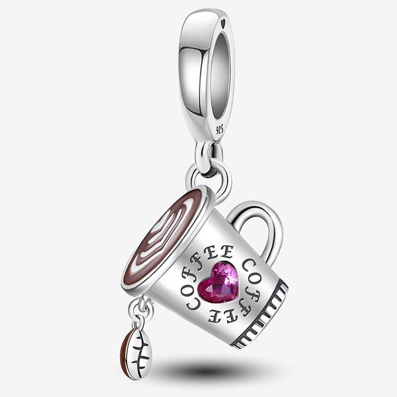 Copper Pink Crown Perfume Charms Beads Fit Diy Bracelet Necklace Making Gift Of High Quality Jewelry For Womens