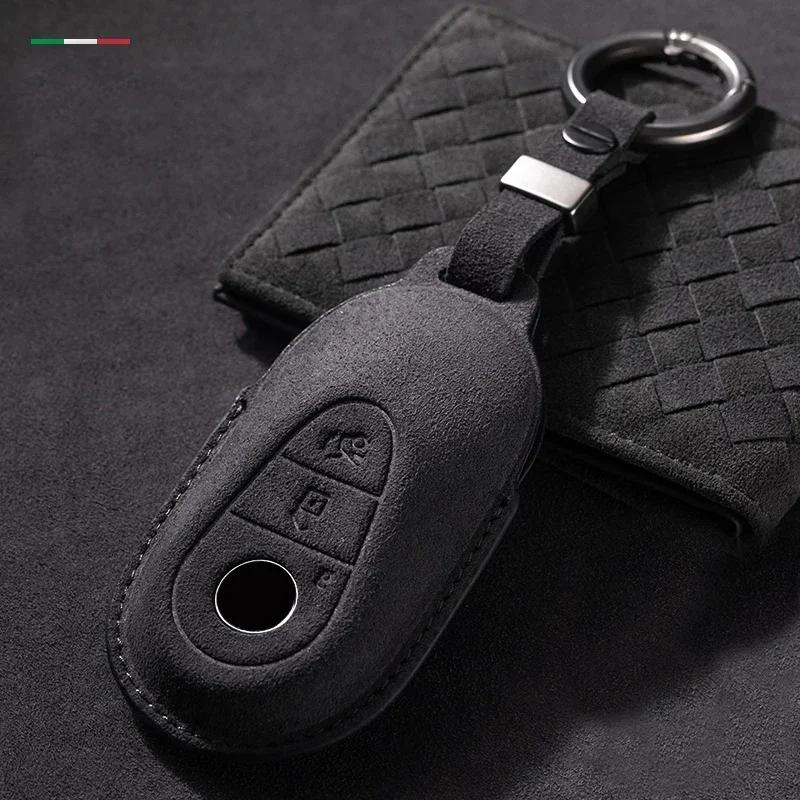 Styling Mouldings For Mercedes Benz A C E S Class GLC CLA AMG W177 W204 W205 W212 W213 W176 Car Accessories Alcantara Car Key Ca