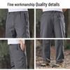 Jeep Men's Ice Silk Loose Straight-Leg Casual Pants