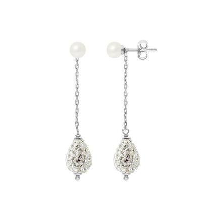 LOVA LOLA VAN DER KEEN - Earrings - Prestige Jewelery - Genuine Freshwater Cultured Pearl - 925 Milli Sterling Silver