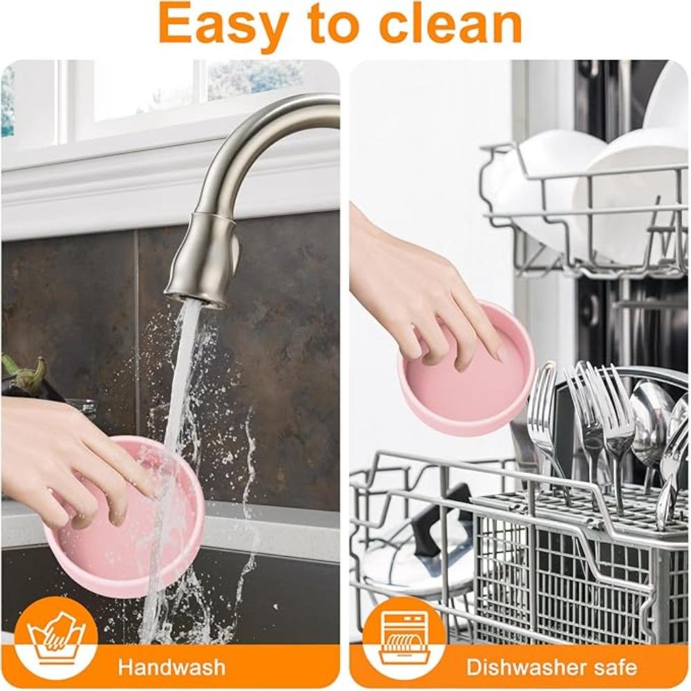 2pcs High Temperature Resistant Steam Egg Bowl SIlicone Egg Poacher Muffins Cake Mold Tart Pie