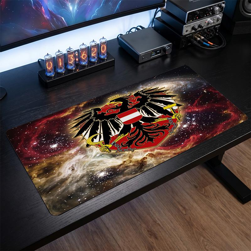 Austria Football Crest Mouse Pad, Extended Non Slip Rubber Desk Mat for Gaming Office Laptop Fan Gift