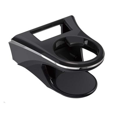 Tsuchiya Yac Air Conditioner Drink Holder for the Passenger for Toyota 80 Series Harrier (SY-HR12) Seat, Black/Silver,