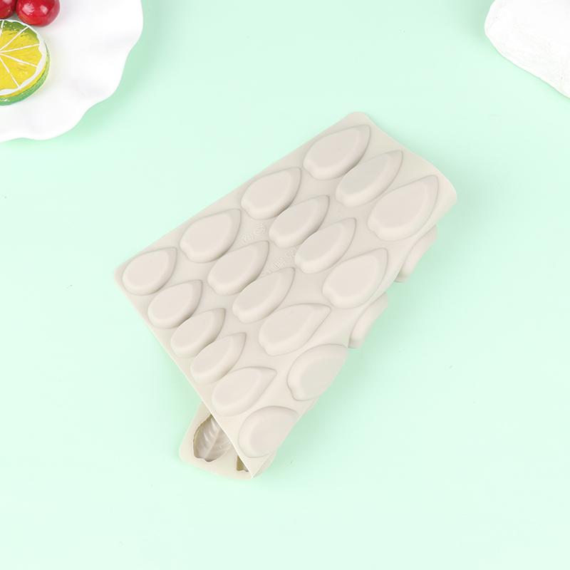 1 stk 28-hulrom Mini Bladform Silikonform DIY Kakedekorering Gummigodteri Form Silikon Sjokoladeform Bakeverktøy