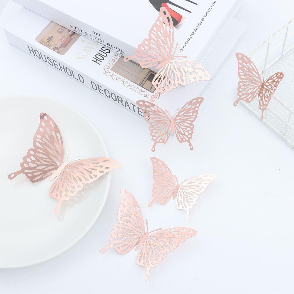 

Партия Расходные материалы 3D Креативные наклейки Бабочки Наклейки Бабочки Наклейки Настенные наклейки Украшение стены