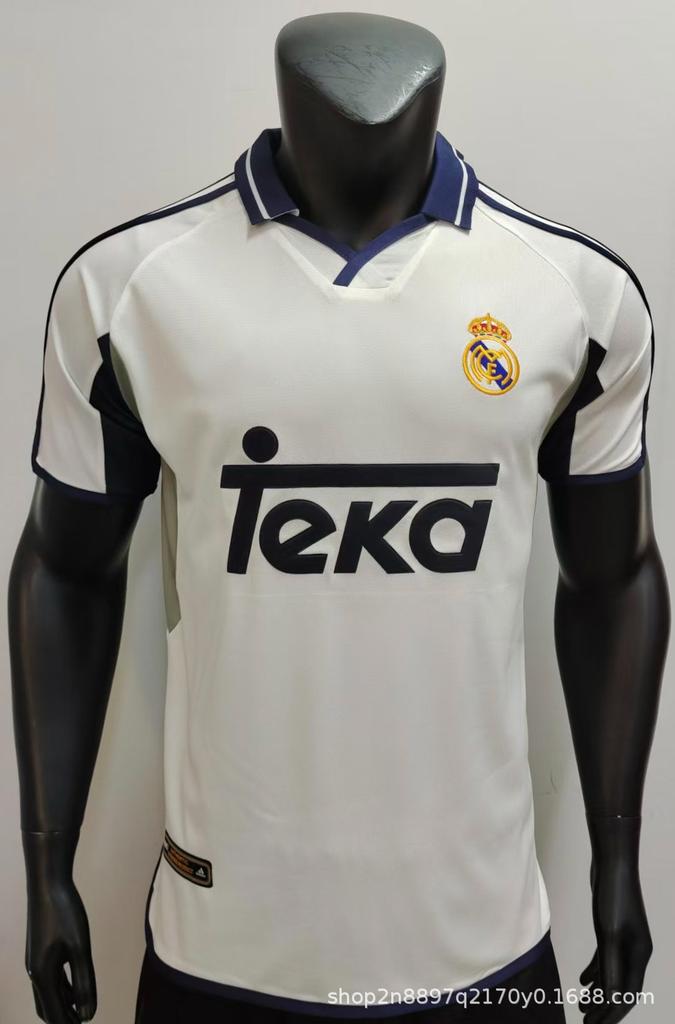 Voetbalclub Liverpool Vintage Shirt Thuis Champions League Editie Real Madrid Thuisshirt Klassiek Vintage Voetbalshirt
