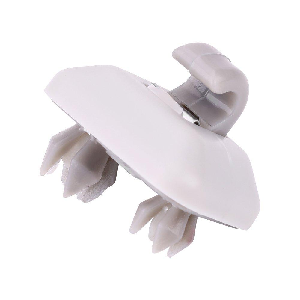 EBTOOLS Car Front Sun Visor Clip 8E0857562A Sun Visor Buckle Plastic Interior Sun Visor